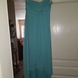 Tiffany blue bridesmaids dress